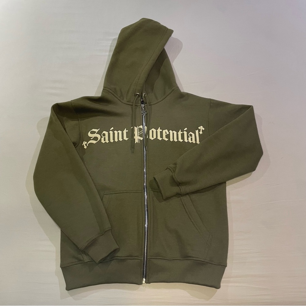 Saint potential zip up hoodie